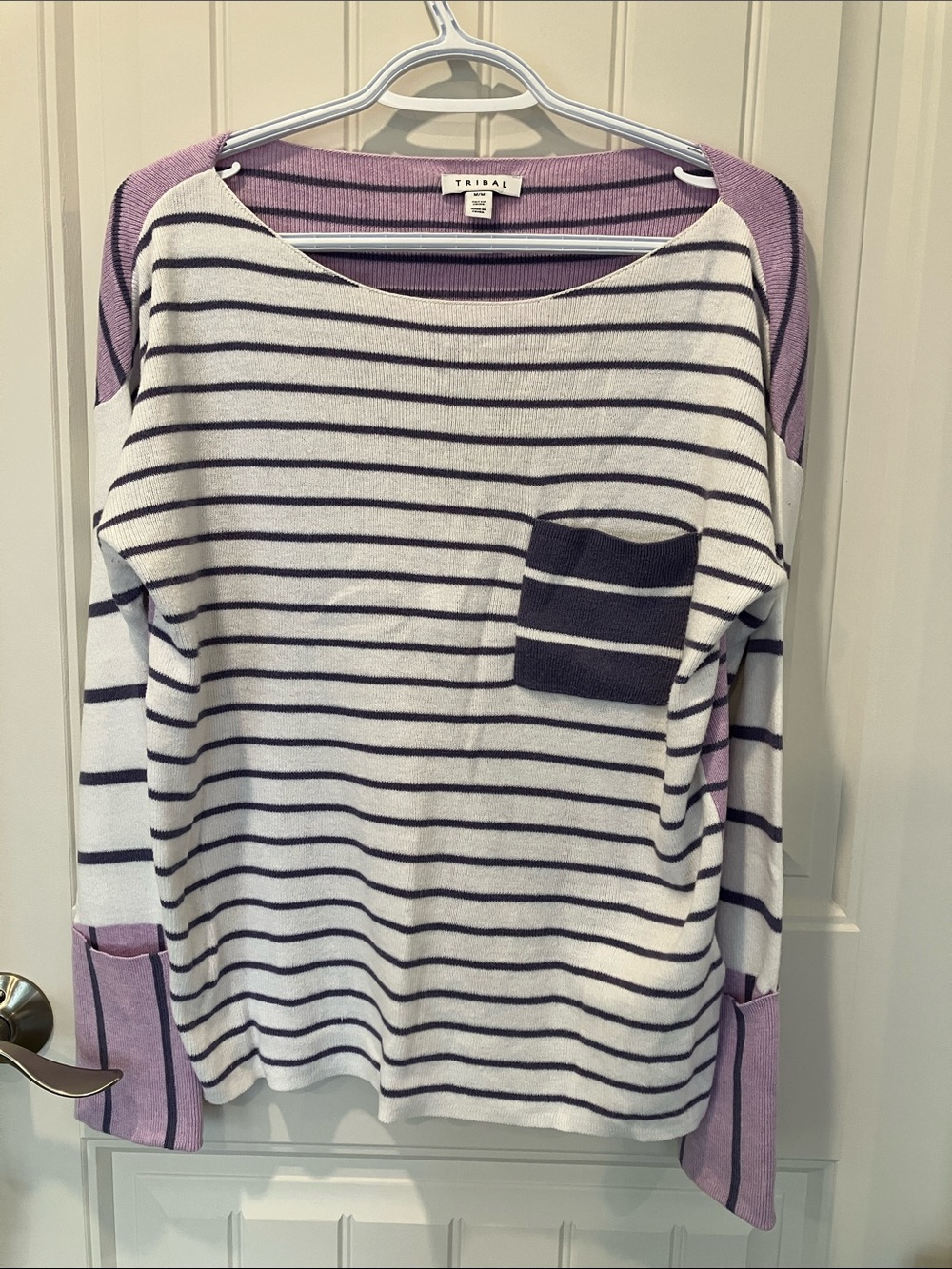 TRIBAL Sweater Striped LILAC L